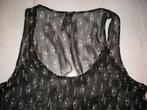 zgan zwarte top/blouse van Ming Collection maat M ( 38), Kleding | Dames, Ophalen of Verzenden, Zo goed als nieuw, Maat 38/40 (M)