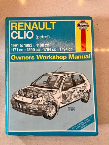 Haynes Renault Clio 1991 t/m 1993 beschikbaar voor biedingen