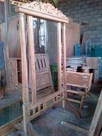 passpiegel, Huis en Inrichting, Woonaccessoires | Spiegels, Minder dan 50 cm, 4301rp, Indonesia import, Ophalen of Verzenden