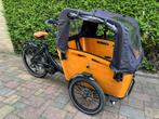 Elektrische bakfiets vogue superior 3, Fietsen en Brommers, Fietsen | Bakfietsen, 4 kinderen of meer, Huif, Zo goed als nieuw