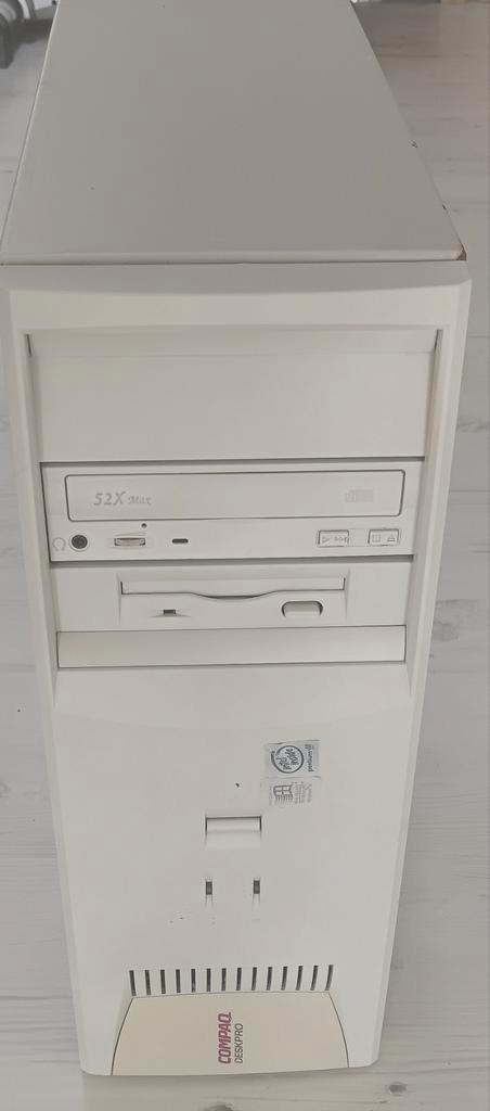 Compaq deskpro pentium 3 mmx vintage computer met Windows 98, Computers en Software, Vintage Computers, Ophalen of Verzenden