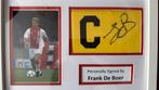 Gesigneerde aanvoerdersband Frank de Boer + Certificaat, Maat M, Ophalen of Verzenden, Nieuw, Clubaccessoires