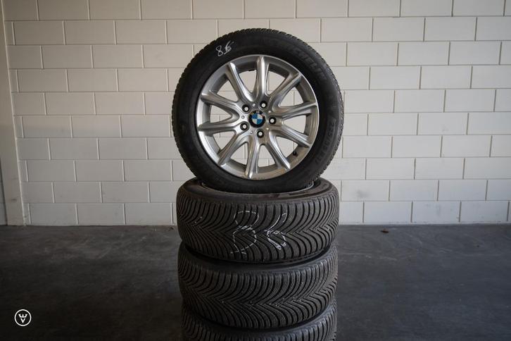 BMW 5 Serie f10 winterset 17inch/Michelin 7mm+!, Auto-onderdelen, Banden en Velgen, Banden en Velgen, Winterbanden, 17 inch, 225 mm