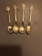 Verzameling van 4 theelepels mbt het koningshuis, Antiek en Kunst, Ophalen of Verzenden