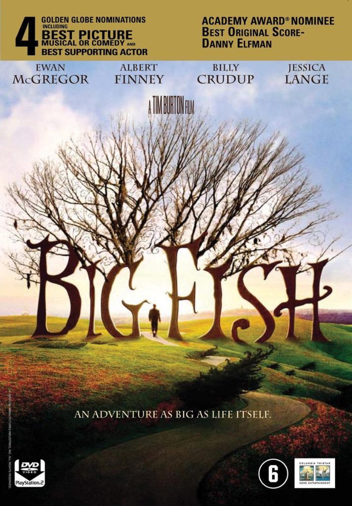 Big Fish DVD, Cd's en Dvd's, Dvd's | Avontuur, Zo goed als nieuw, Vanaf 6 jaar, Verzenden