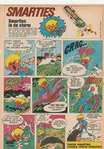 Retro reclame 1971 Smarties chocolade strip in de storm, Verzamelen, Verzenden, Overige typen