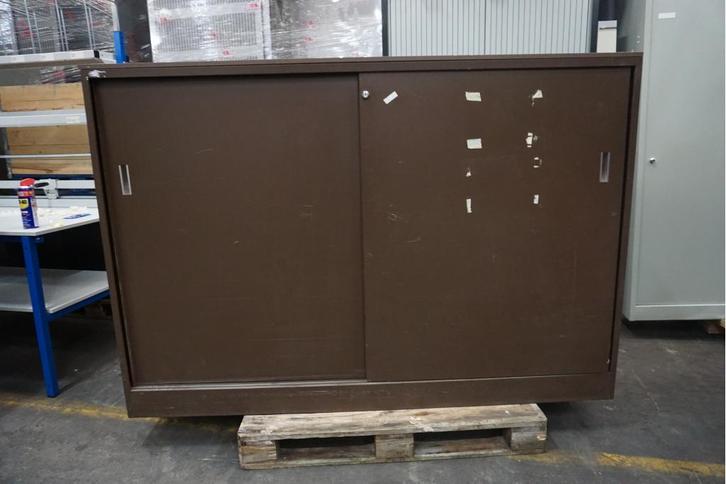 Schuifdeurkast, gereedschapskast, archiefkast, garagekast, Huis en Inrichting, Kasten | Roldeurkasten en Archiefkasten, Gebruikt