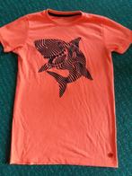 t shirt haaienprint orange star maat 158/164, Kinderen en Baby's, Kinderkleding | Maat 158, Jongen of Meisje, Orange Stars, Zo goed als nieuw