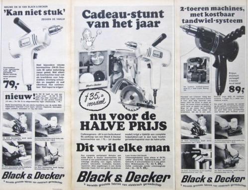 65+ vintage advertenties reclames gereedschap Bosch Wolf, Verzamelen, Merken en Reclamevoorwerpen, Ophalen