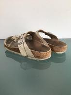 GRATIS VERZENDEN | BIRKENSTOCK Gizeh beige slippers 38, Kleding | Dames, Schoenen, Slippers, Verzenden, Beige, Zo goed als nieuw