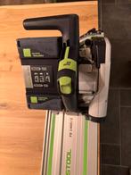 Festool Accu-invalzaag TSC 55 REB incl. geleider en accu's, Doe-het-zelf en Verbouw, Invalzaag, Ophalen of Verzenden, Zo goed als nieuw
