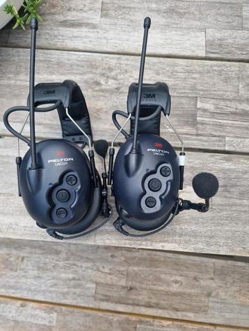 2x 3M Peltor LiteCom MT53H7A4400 Headset met Portofoon beschikbaar voor biedingen