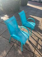 2 Blauwe Tuinstoeltjes (kinderen), Ophalen, Gebruikt, Twee, Blauw