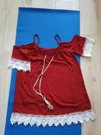 Wijnrood cold shoulder tuniek XXL (nieuw), Ophalen of Verzenden, Nieuw, Maat 46/48 (XL) of groter, Rood