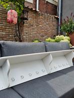Mooi wit houten wandrek console kapstok, Zo goed als nieuw, Minder dan 100 cm, Hout, Ophalen