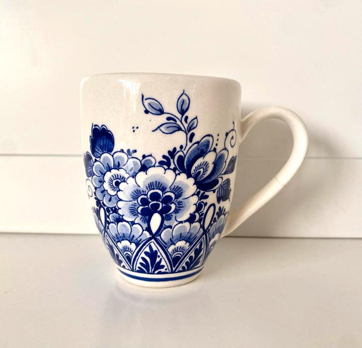 Delfts Blauw Heinen Kop, Huis en Inrichting, Keuken | Servies, Zo goed als nieuw, Kop(pen) en/of Schotel(s), Overige stijlen, Aardewerk