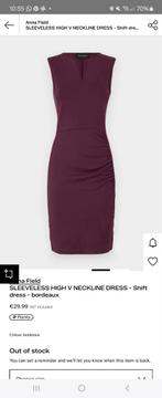 Anna Field Mouwloze Jurk Bordeaux, Kleding | Dames, Ophalen of Verzenden