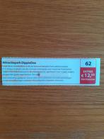 ATTRACTIEPARK DIPPIEDOE 12,50 PER PERS MAX 4 PERSONEN!, Tickets en Kaartjes, Kortingen en Cadeaubonnen, Drie personen of meer