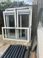 Aluminium kozijnen incl glas, Doe-het-zelf en Verbouw, Kozijnen en Schuifpuien, Gebruikt, Raamkozijn, Aluminium, 150 tot 225 cm