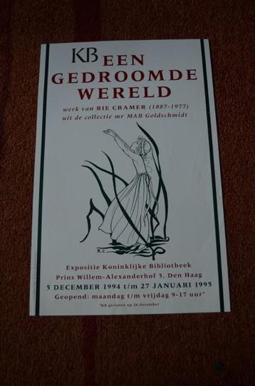 Posters museumtentoonstellingen Kon. Bibliotheek beschikbaar voor biedingen