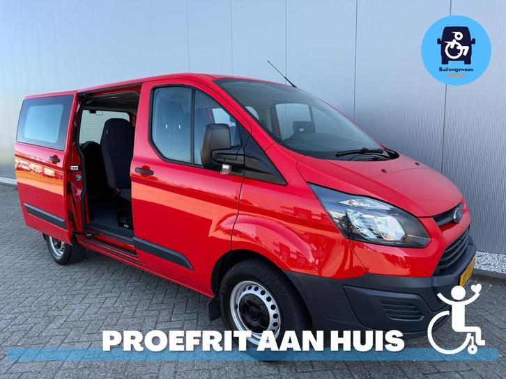 Ford Transit Custom Rolstoelbus (Airco) L1H1 5 Persoons, Auto's, Bestelauto's, Bedrijf, Te koop, Aangepast voor mindervaliden