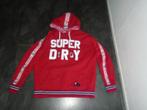 Superdry Limited Edition Stoere Hoedie Trui maat 40/42 ZGAN, Maat 38/40 (M), Zo goed als nieuw, Rood, Superdry