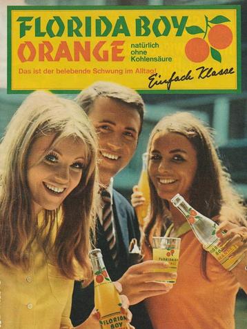 Retro reclame 1971 Florida Boy frisdrank eenvoudigweg klasse beschikbaar voor biedingen