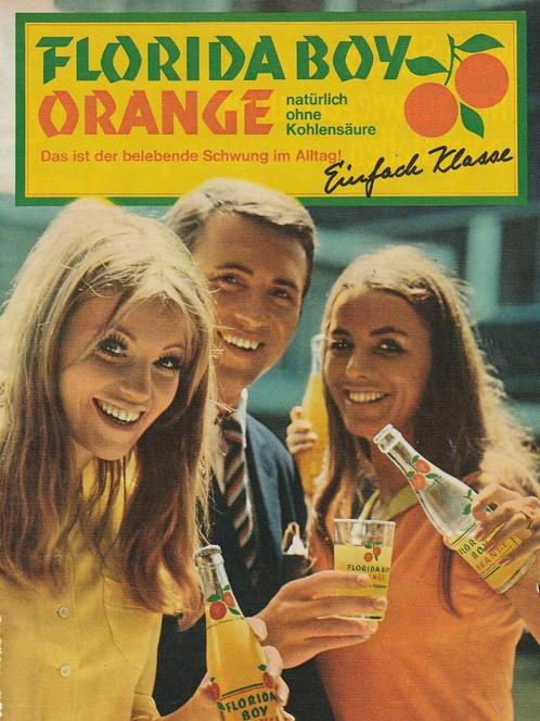 Retro reclame 1971 Florida Boy frisdrank eenvoudigweg klasse, Verzamelen, Retro, Overige typen, Verzenden