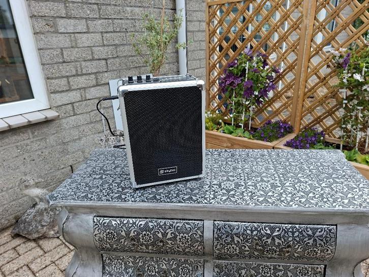 karaoke versterker met wireles microfoon mogelijkhei, Audio, Tv en Foto, Luidsprekers, Gebruikt, Front, Rear of Stereo speakers