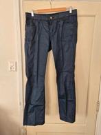 Donker blauwe coated broek recht model van Esprit maat 31 le, Kleding | Dames, Blauw, Ophalen of Verzenden, Zo goed als nieuw