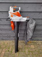 Bladblazer zuiger hakselaar te huur op accu, Tuin en Terras, Bladblazers, Ophalen, Gebruikt, Accu