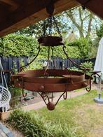 Metalen "kasteel" kandelaar, Tuin en Terras, Ophalen, Gebruikt