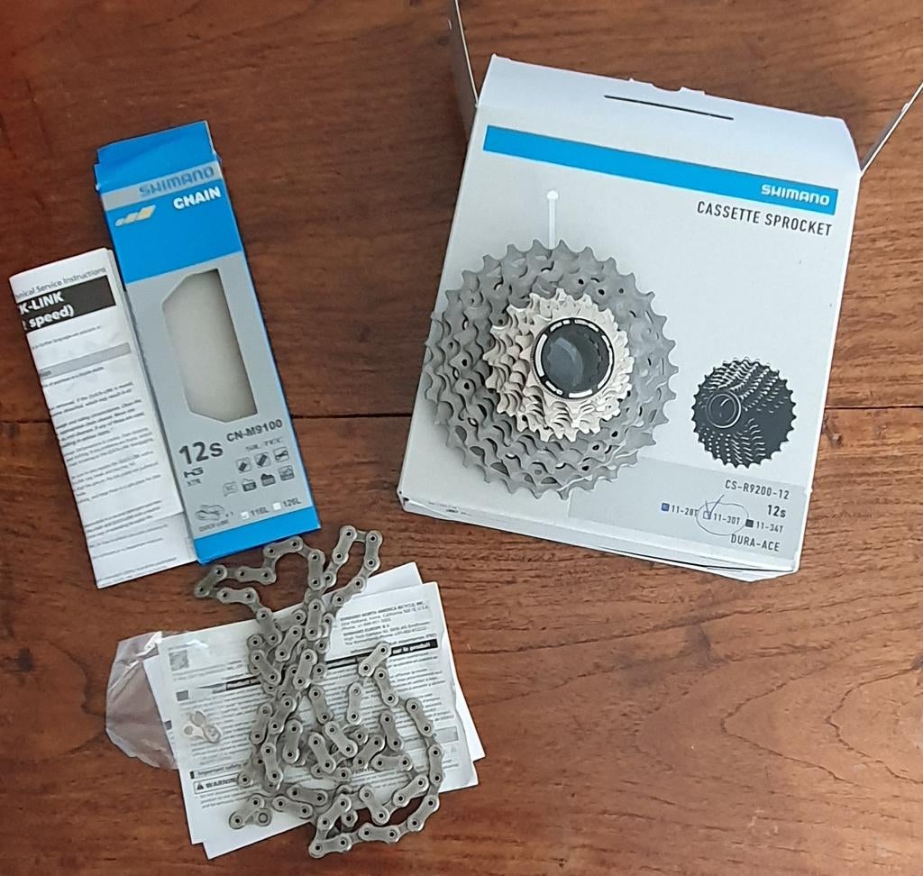Shimano Cassette Dura-Ace Cs-r9200 Hyperglide 12 V zilver (11-30