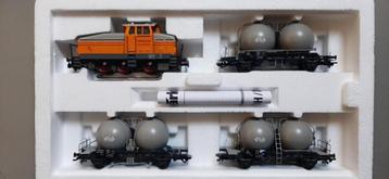 DIGITAAL Märklin Railbouw Leerdam NS met 3 bollenwagens beschikbaar voor biedingen
