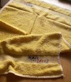 Spoorwegen gele handdoek NS Rail idee 100% katoen, Ophalen of Verzenden, Nieuw, Trein, Overige typen