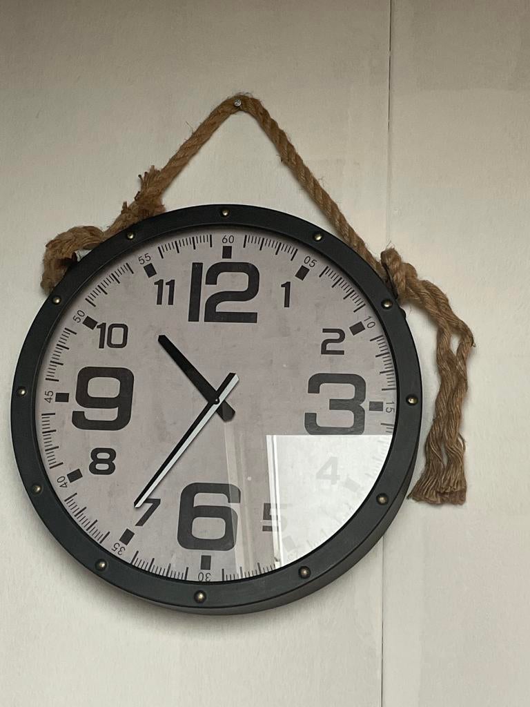 Nieuwe wandklok met touw, Ophalen, Nieuw, Analoog, Wandklok