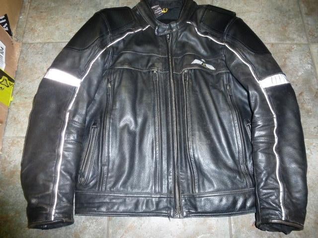Harley Davidson leren heren FXRG jas mt. L  € 140,00, Motoren, Kleding | Motorkleding, Heren, Jas | leer, Harley Davidson. Origineel.