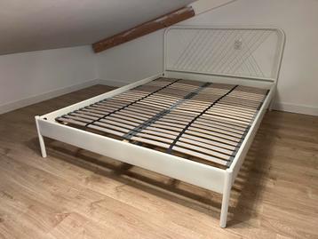 Bedframe IKEA NESTTUN wit 140x200 - afbeelding 2
