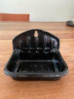 Vintage Zwart Metalen Zeepbakje, Minder dan 50 cm, Gebruikt, Overige typen, Ophalen of Verzenden