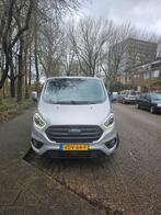 Ford transit custom 300 2.0 tdci L2H1 Dubbel Cabine,  130pk, Te koop, Zilver of Grijs, Diesel, Android Auto