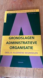 Jans - Grondslagen administratieve organisatie a, Ophalen of Verzenden, Zo goed als nieuw, Economie en Marketing