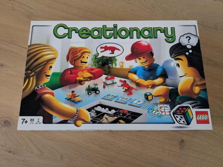 Lego Creationary, Hobby en Vrije tijd, Gezelschapsspellen | Bordspellen, Zo goed als nieuw, Drie of vier spelers, Ophalen of Verzenden