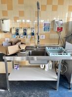 Complete Hobart RVS doorschuifvaatwasser incl. waskratten, Ophalen, Gebruikt, Wassen en Drogen