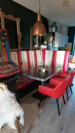 Fifties Diner Eethoek - Zo Goed Als Nieuw!, Huis en Inrichting, Complete eetkamers, Ophalen, Zo goed als nieuw, Fifties Diner