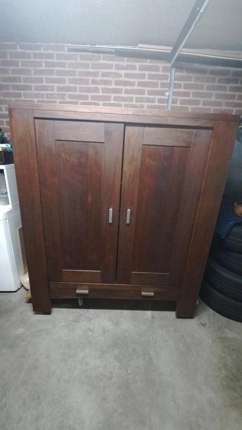 Tv-meubel, Huis en Inrichting, Kasten | Televisiemeubels, Gebruikt, 100 tot 150 cm, 100 tot 150 cm, 25 tot 50 cm, Overige houtsoorten