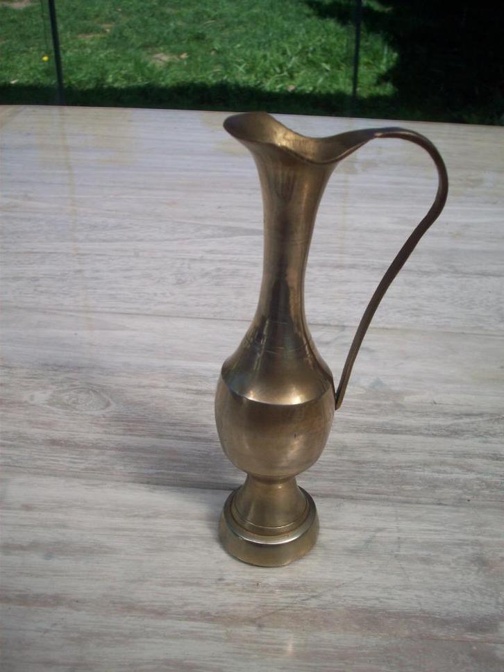 zeer mooi geel koper kannetje, Antiek en Kunst, Antiek | Koper en Brons, Koper, Ophalen of Verzenden