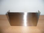 Rvs wandlamp 24 X 14 X 5 cm inc. 2 spaarlampen, Ophalen of Verzenden, Minder dan 50 cm