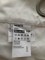 IKEA MERETE deels verduisterings gordijnen, Ophalen, 100 tot 150 cm, 200 cm of meer, Wit
