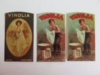 3 Vinolia zeep etiketten stickers, Ophalen of Verzenden, Gebruikt, Overige typen