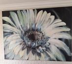 Schilderij Ellen Kroeze -  2 luik witte bloem., Antiek en Kunst, Ophalen